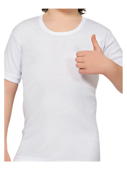 FMS Kids' Undershirt Short-sleeved White