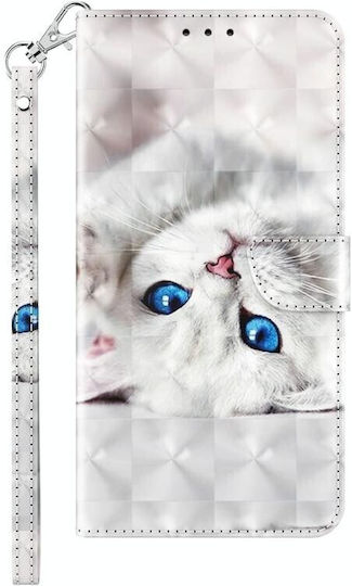 3d Painting Pattern Brieftasche Weiß (iPhone SE 2020)