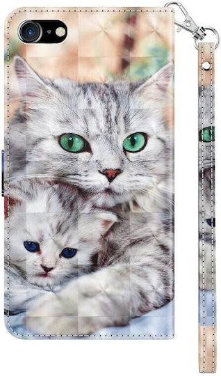 3d Painting Pattern Brieftasche (iPhone SE 2020)