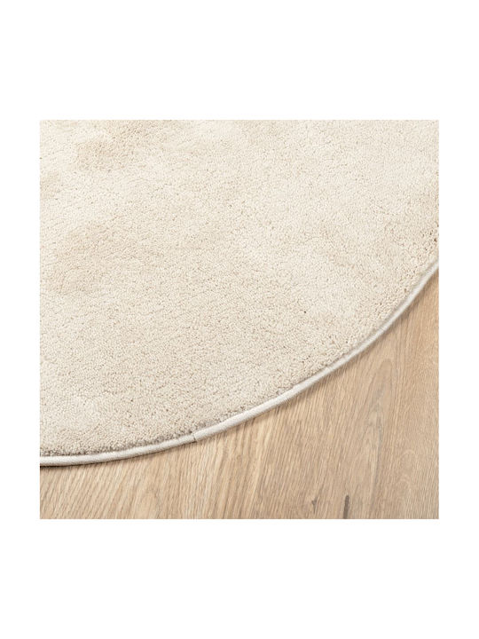vidaXL Oviedo Rug Round Beige