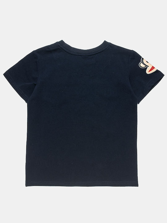 Alouette Kids Blouse Short Sleeve Navy Blue