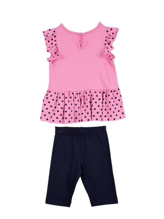 Frenzy Kids Set with Leggings Summer 2pcs Granita Marin