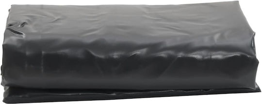 vidaXL Waterproof Tarpaulin 650gr/m² 2.5x1m. Heavy Duty Black