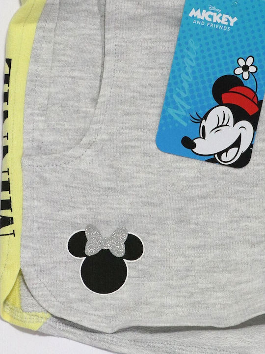 Παιδικό Σορτς/Βερμούδα Υφασμάτινο Minnie Mouse Grey