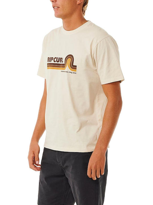 Rip Curl Mumma Men's Short Sleeve T-shirt Beige