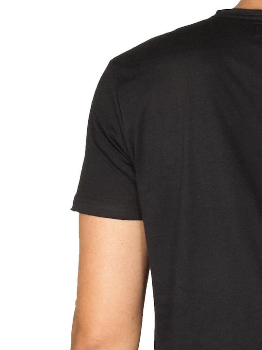Bigbong T-shirt Bărbătesc cu Mânecă Scurtă Black