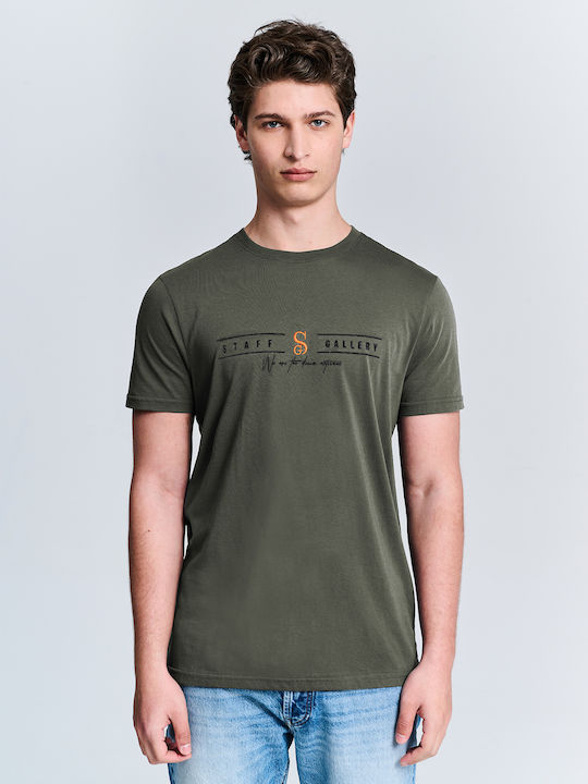 Staff Men's Short Sleeve T-shirt Olive