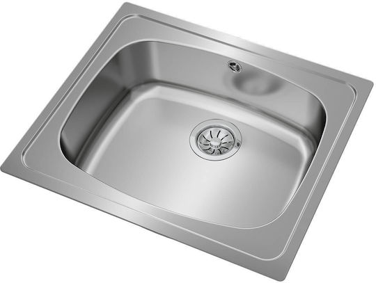 Teka Universe 60 T-XP 1B 115010012 Drop-In Chiuvetă Inox Satinat L60xW51cm Argintiu