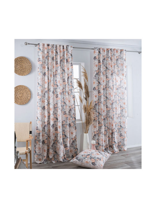 Teoran Curtain with Pencil Pleat Novelda 140x275cm