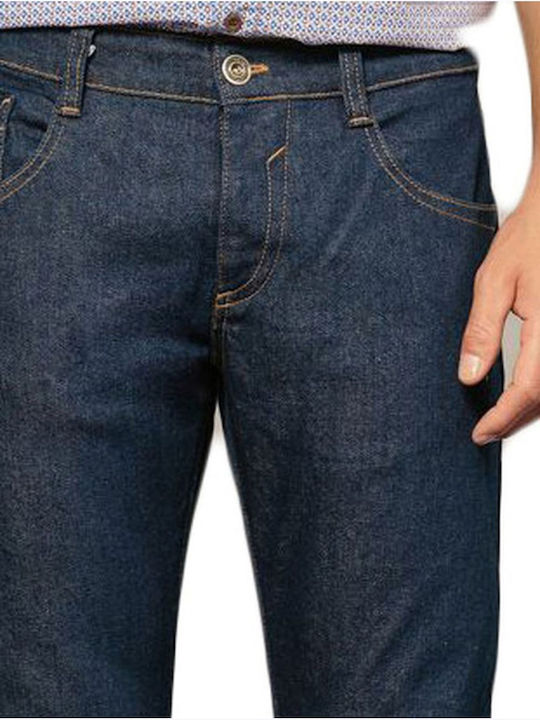 Herren Jeanshose Elastisches mit Regulär Gerade Anwendung Blau