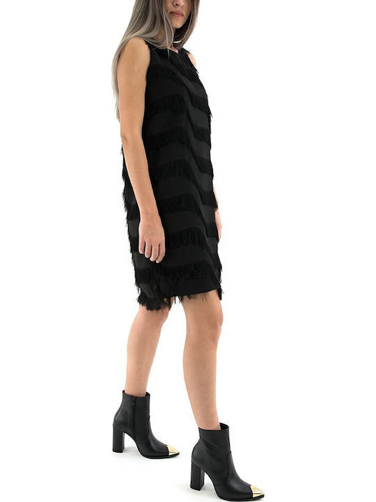 Dress Καλοκαιρινό Mini Βραδινό Φόρεμα Μαύρο