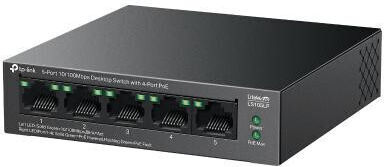 TP-LINK LS105LP v1 Negestionat PoE Switch cu 4 Porturi Ethernet