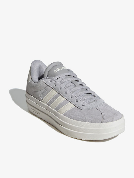 Vl Court Bold Damen Flatforms Sneakers Gray