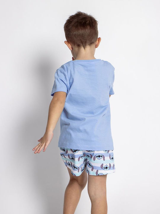 Cerda Kids Summer Light Blue Pajama Stitch
