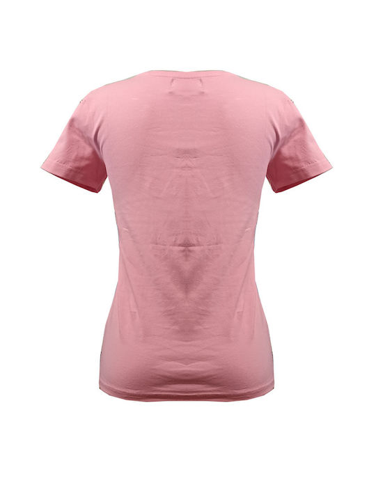 Paco & Co Women's T-shirt Ellie Cotton Normal Fit Pink