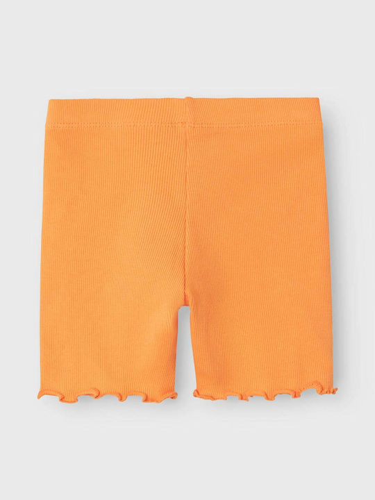 Kinder Leggings Radfahren Kurz Orange