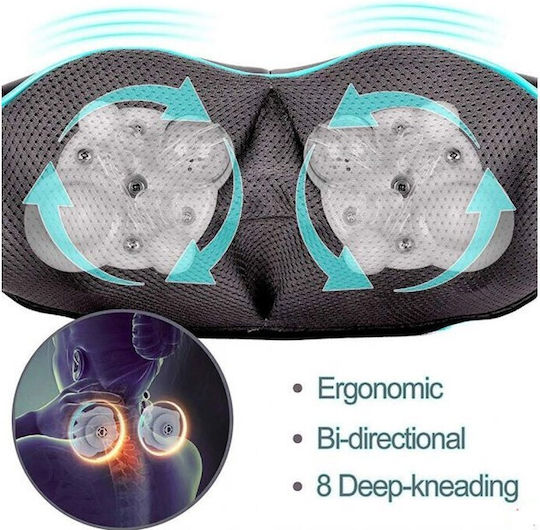 Songen Massage Shawl Massage Device Shiatsu for the Neck with Infrared Heat Black