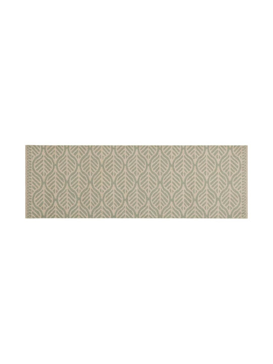 vidaXL Kitchen Mat Runner with Anti-slip Underlay Green 60x180εκ.
