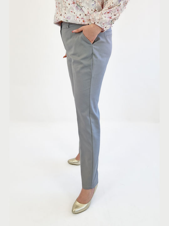 Elegant Highwaisted Trousers Ash 44