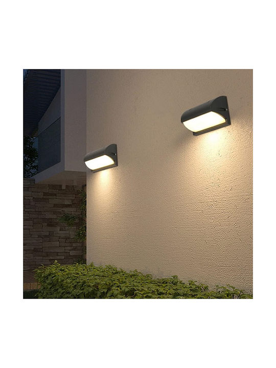 Φωτιστικό Τοίχου LED Μαύρο 10εκ.