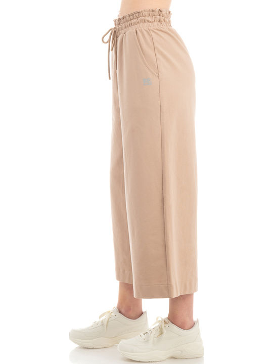 Women Co El Terry Cropped Wide Leg Pant 02112401-15b Women Co El Terry Cropped Wide Leg Pant 02112401-15b