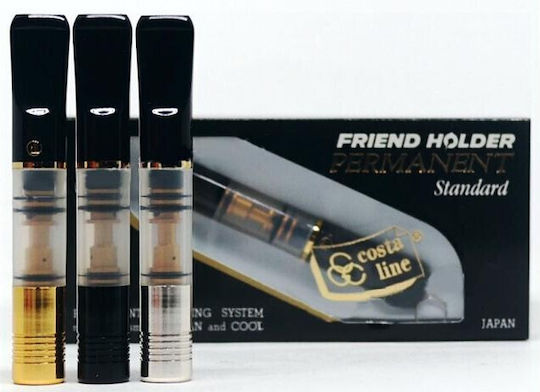 Πίπα Τσιγάρου Αυτοκαθαριζομενη Friend Holder Permanent Pm-10s 8mm Made In Japan Μαύρο