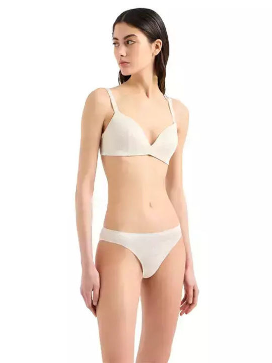 Emporio Armani Women's Brazil 2Pack Off-white