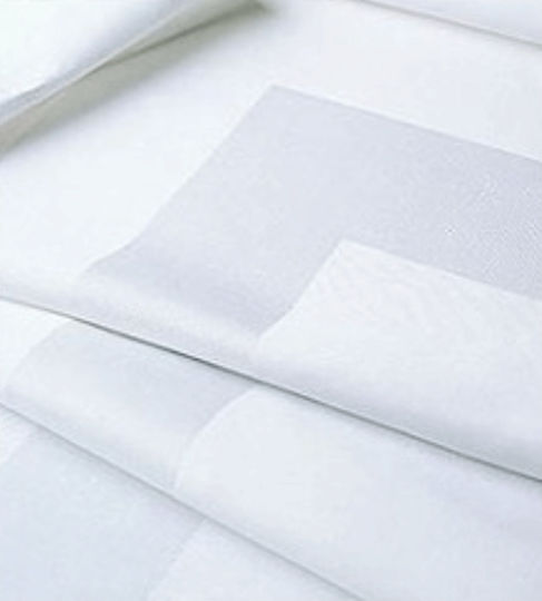 Astron Italy Τablecloth with Pattern White 125x125cm