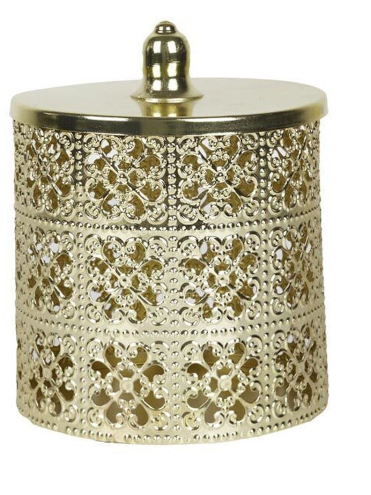 The Home Deco Factory Metallic Decorative Box 12x12x14.8cm