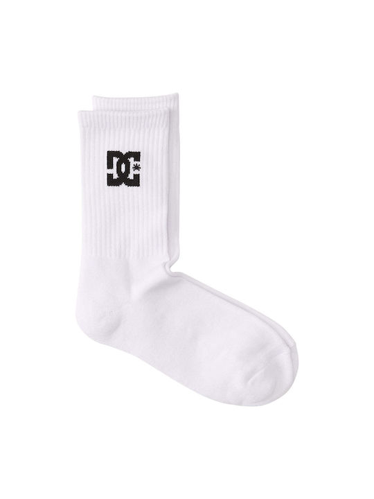 Dc Men's Crew 3 Pairs Socks White Adyaa03189-wbb0