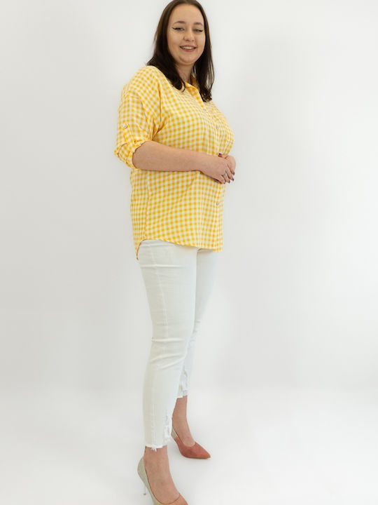 Brak Women's Long Sleeve Shirt Yellow