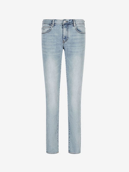 Pantaloni Jeans pentru Bărbați Elastic cu Croială Slim Denim
