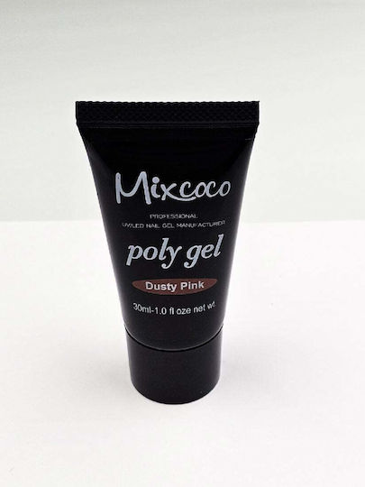 Mixcoco Poly Gel Νυχιών Ροζ 30ml