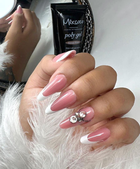 Mixcoco Poly Gel Falsche Nagelgel Rosa 30ml