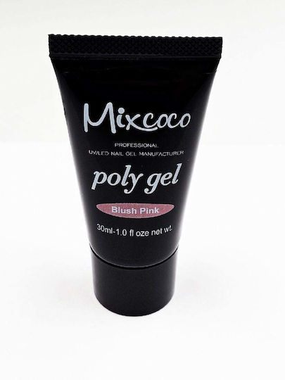 Mixcoco Poly Gel Νυχιών Ροζ 30ml