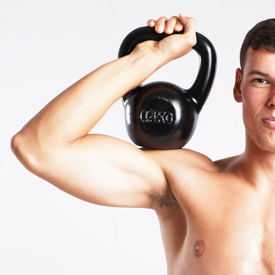 Liga Sport Kettlebell Cast Iron 8kg Black