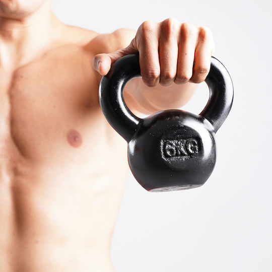 Liga Sport Kettlebell από Μαντέμι 6kg Μαύρο