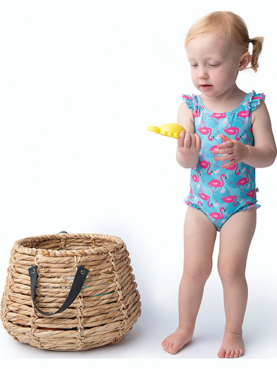 Zoocchini Kids Swimwear One-Piece Light Blue