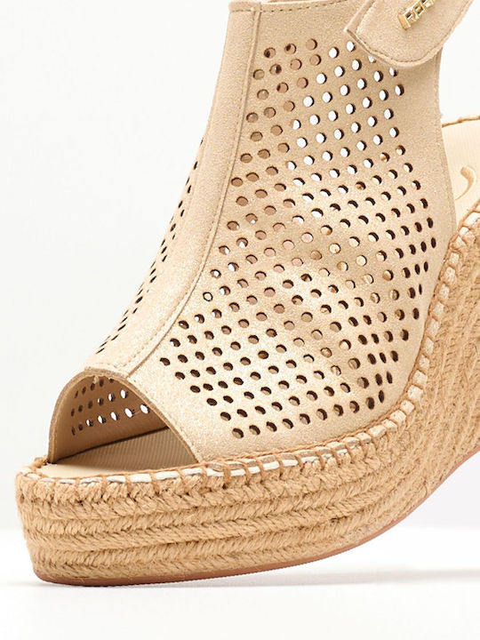 Women's Platforms High Jess.perf Gold Fabric Replay