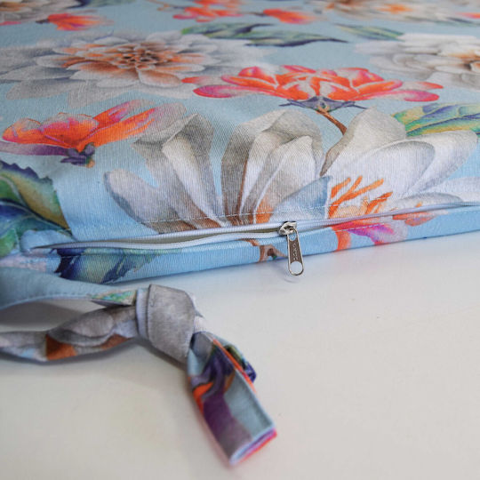 Decocraft Μαξιλάρι για Παγκάκι Κήπου Μπλε 50x112εκ.