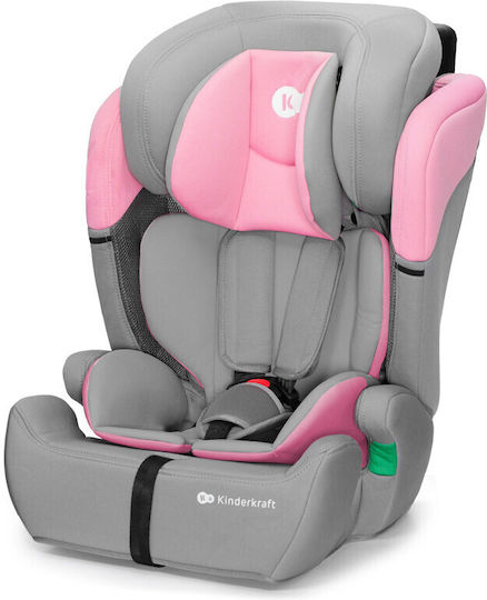 Kinderkraft Comfort Up Детско Столче за Кола High-back Booster i-Размер Розов 9-36 кг