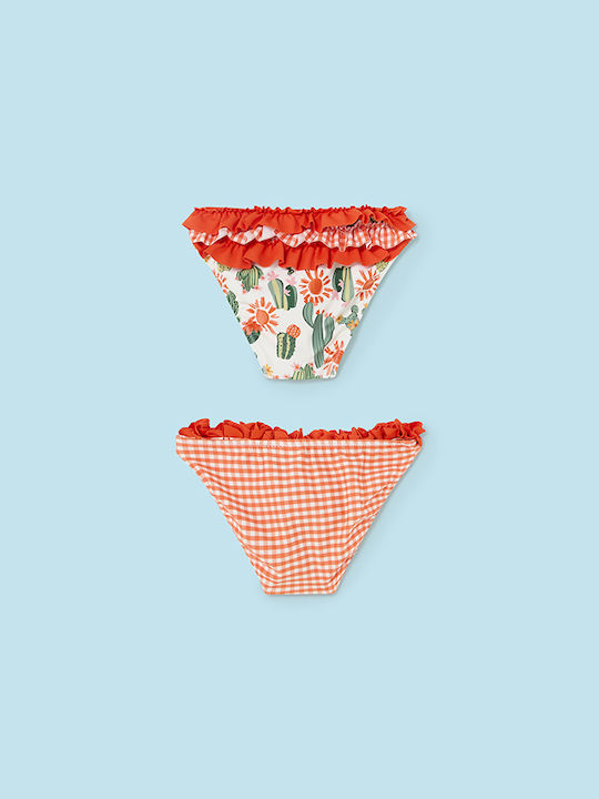 Mayoral Set 2 Swimsuit Set 2 Swimwear Pull-up Sea Baby Code 24-01643-035 Orange