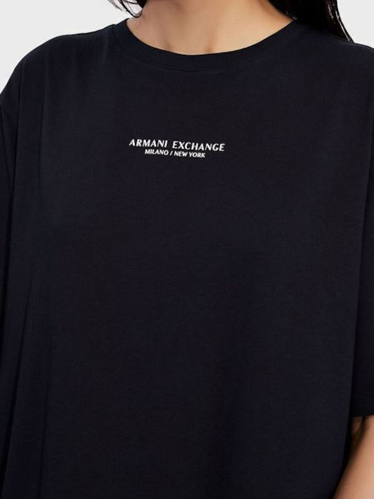 Rochie Armani Exchange 8nyacf Yjg3z 1200 Negru Xs Culoarea Neagră Mărimea 1 Xs