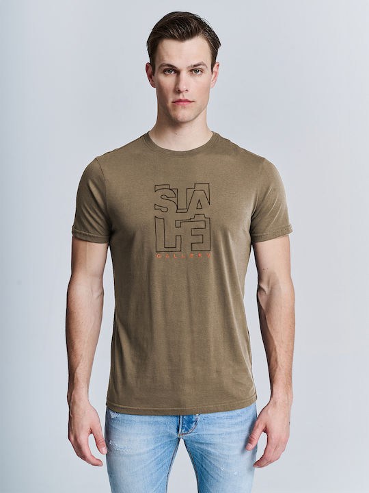 Staff Men's Short Sleeve T-shirt Brown