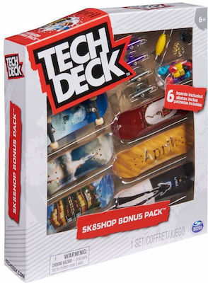 Techdeck Miniature Toy TechDeck Gold for 6+ Years (Various Designs/Assortments of Designs) 1pc