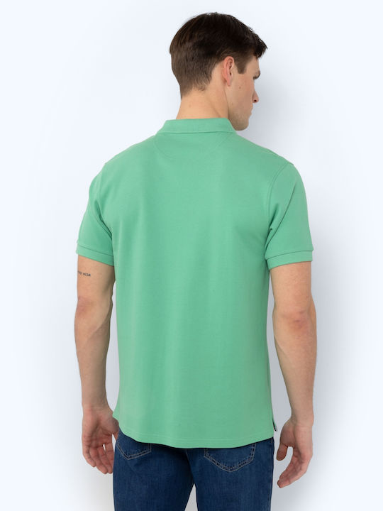The Bostonians Men's Short Sleeve Blouse Polo Green