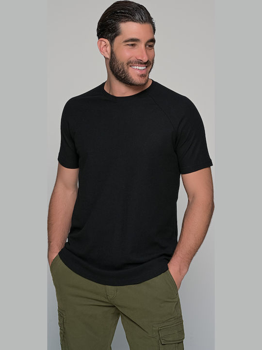 Waffle T-shirt Black