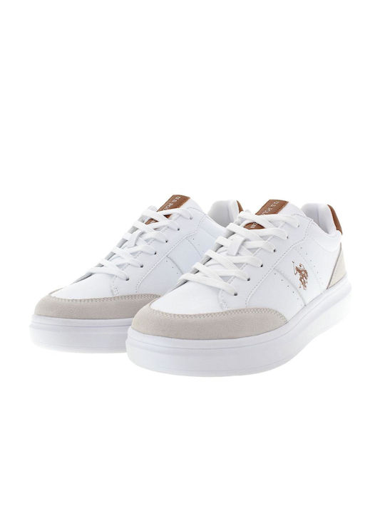 U.S. Polo Assn. Bărbați Sneakers Alb