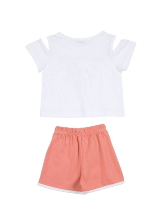 Frenzy Kids Set with Shorts Summer 2pcs White