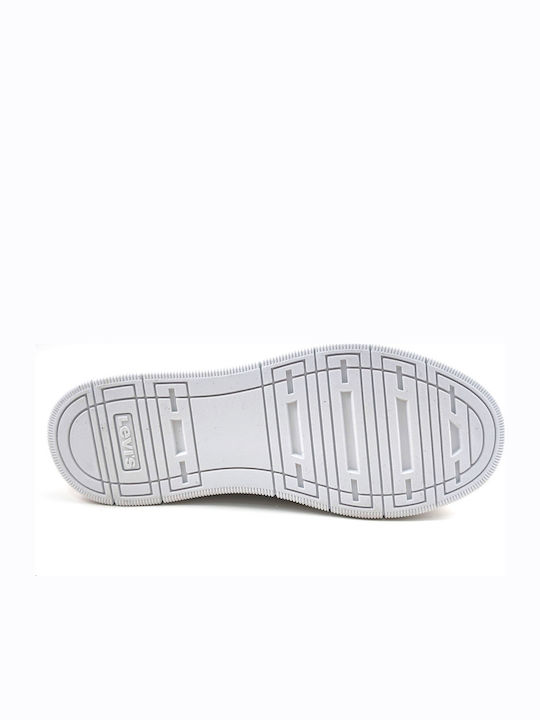 Damen Flatforms Sneakers Weiß
